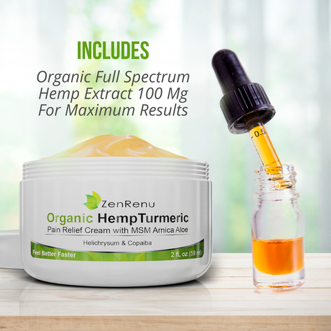 Organic Hemp Pain Relief Cream