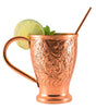 Image of Moscow Mule Copper Mugs Embossed Party Pack of 12