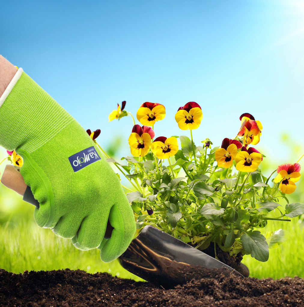bamboo gardener gloves Bamboo Eco-Friendly Garden Gloves 2 Pairs Per pack – Kamojo